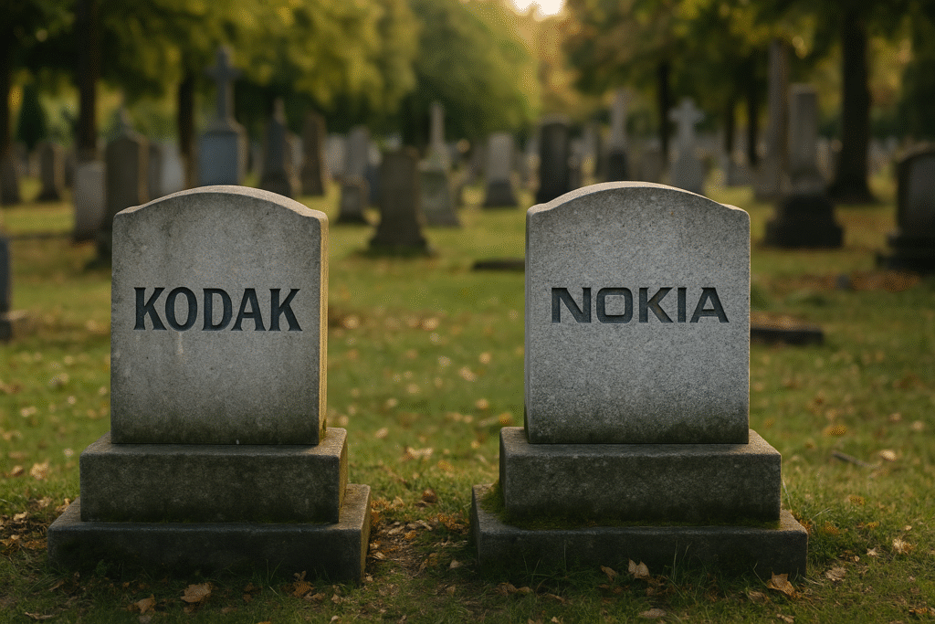 Unternehmenslebenszyklus verstehen nokia Kodak